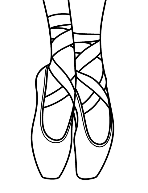 Pantofole Da Balletto coloring page