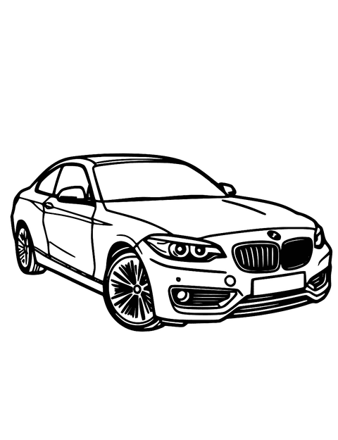 Bmw Auto coloring page