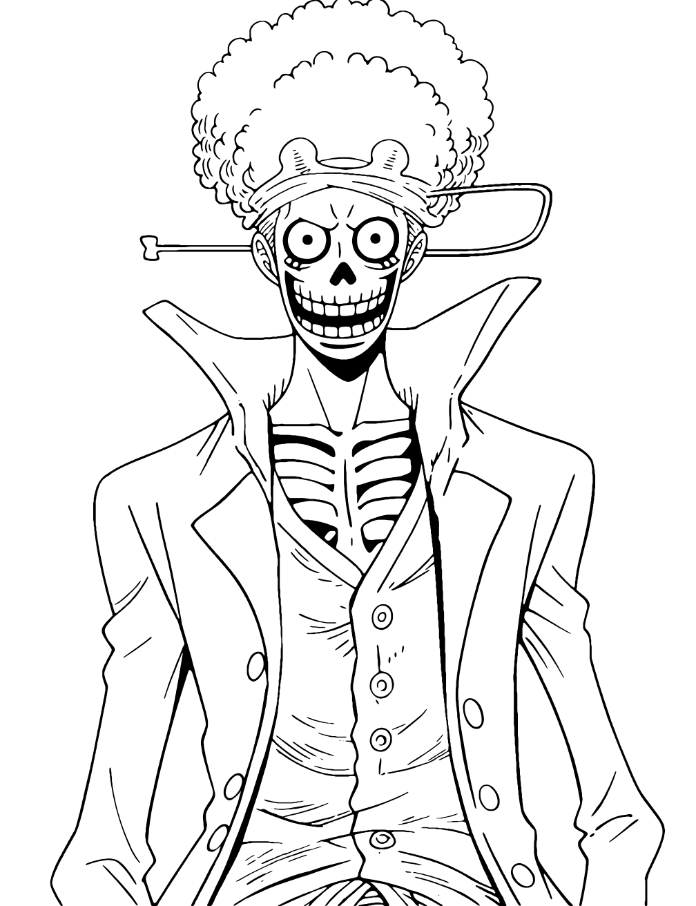 Brook One Piece Kolorowanka