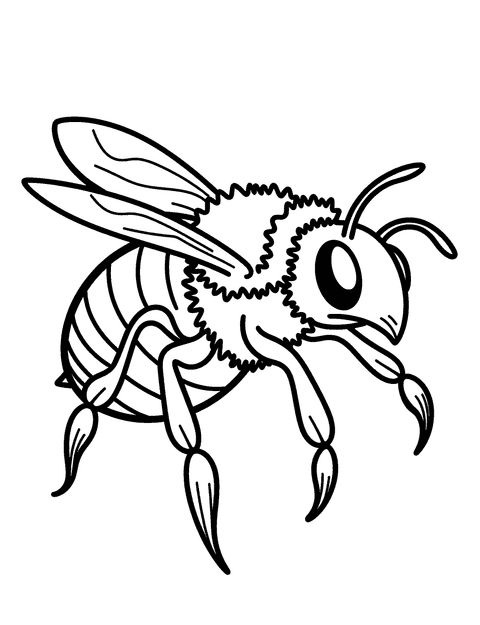 Suriseva Mehiläinen coloring page