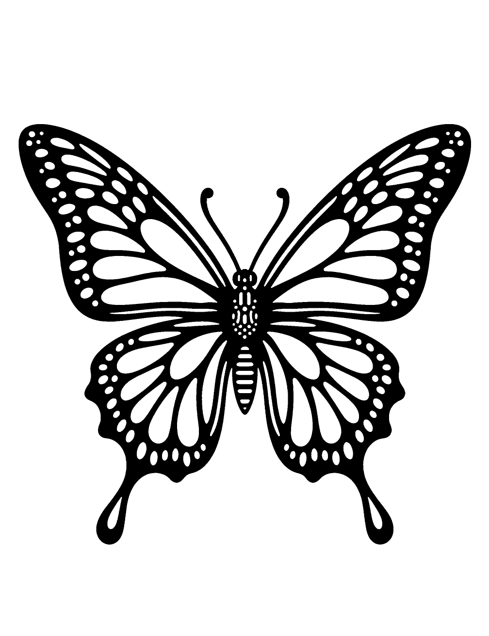 Dibujo de Mariposa Celta para colorear