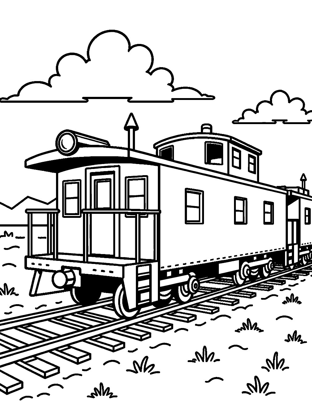 Caboose Színező