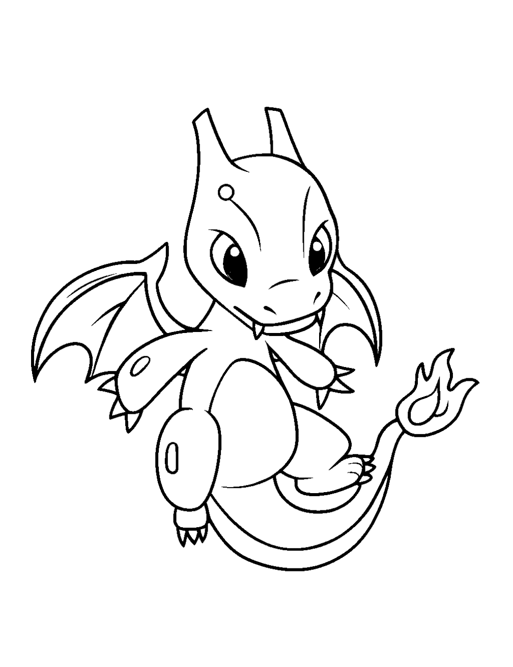 Dibujo de Dibujo De Charizard para colorear