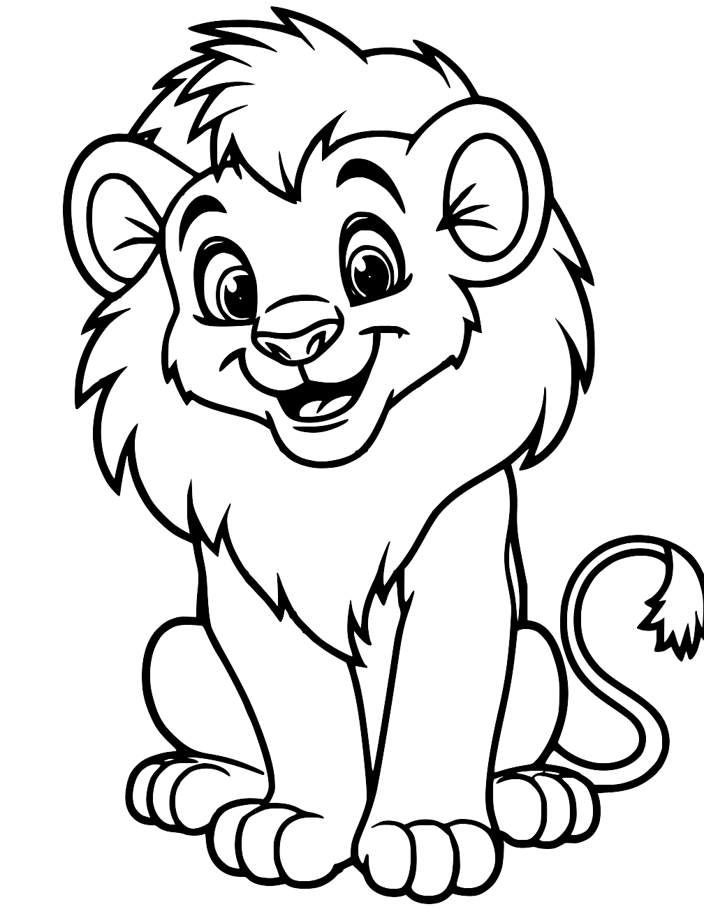 Disney Lion Coloring Page