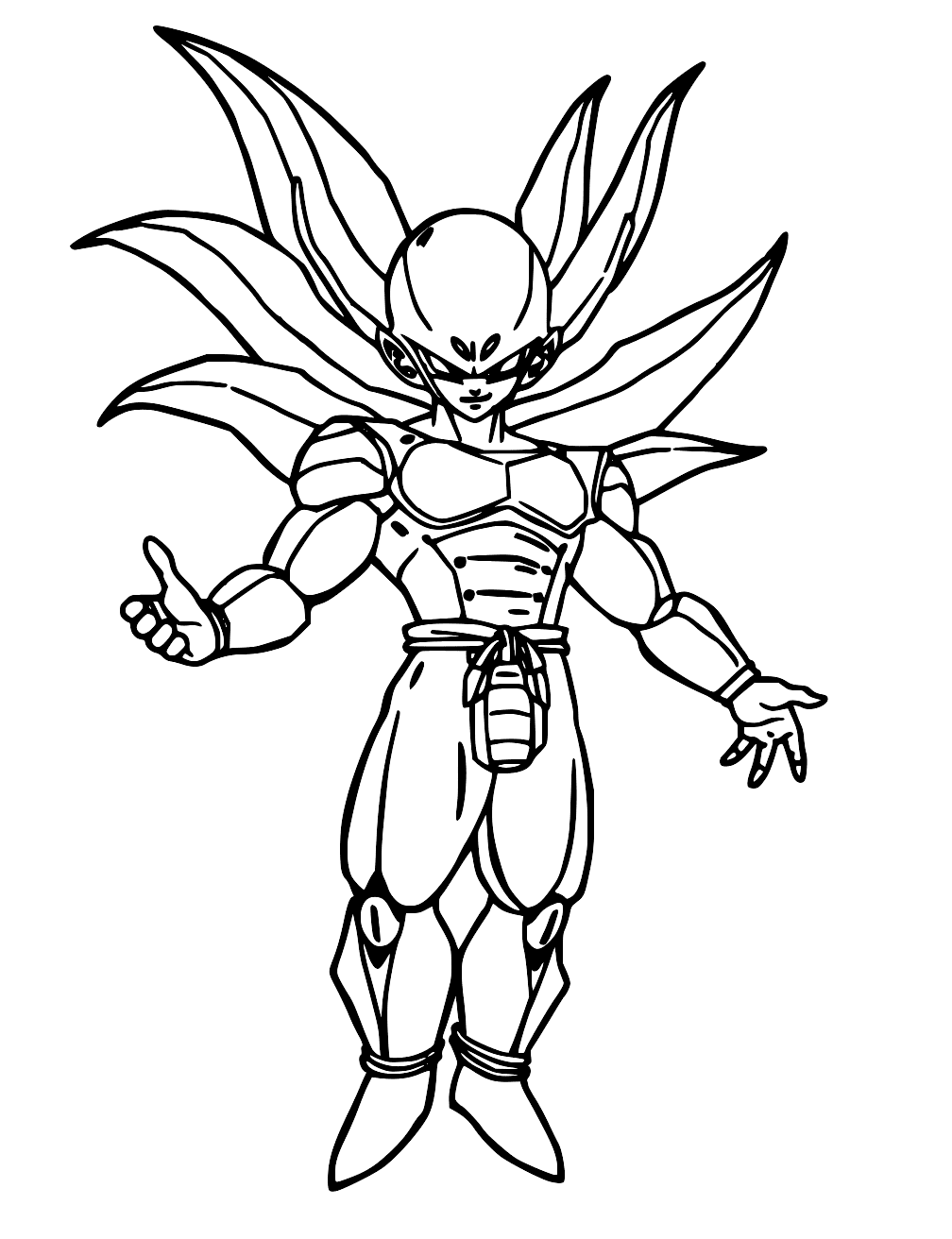 Dragon Ball Frieza Színező