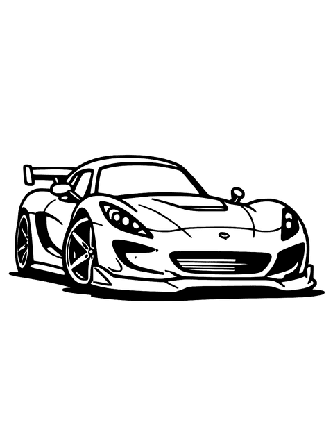 Hd Super Auto coloring page