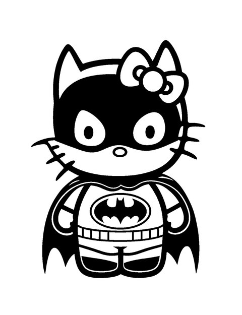 Hello Kitty Batman