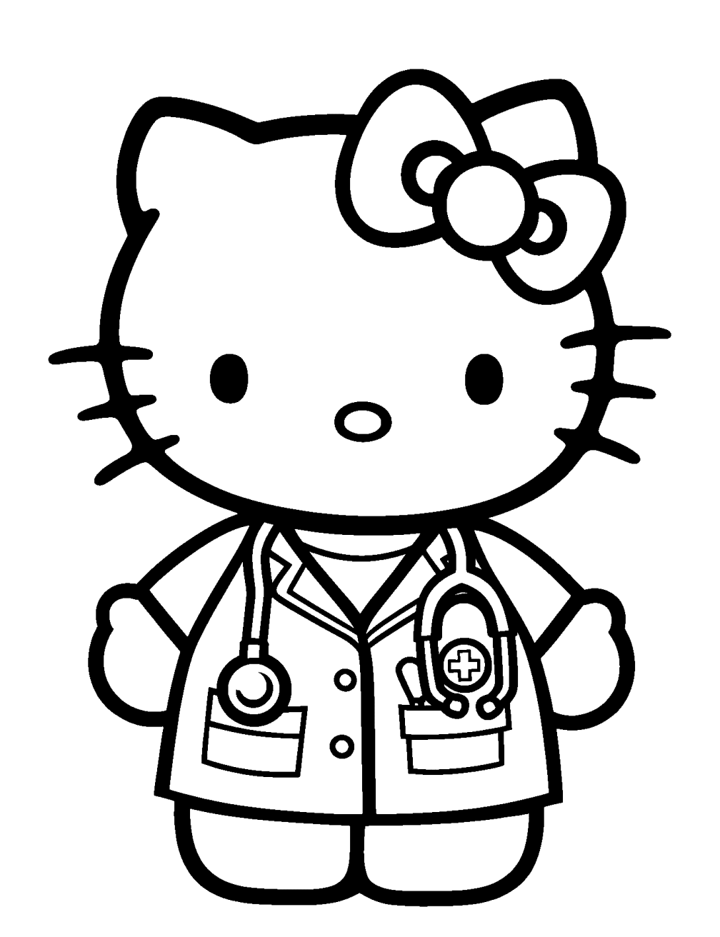 Hello Kitty Lege Tegning