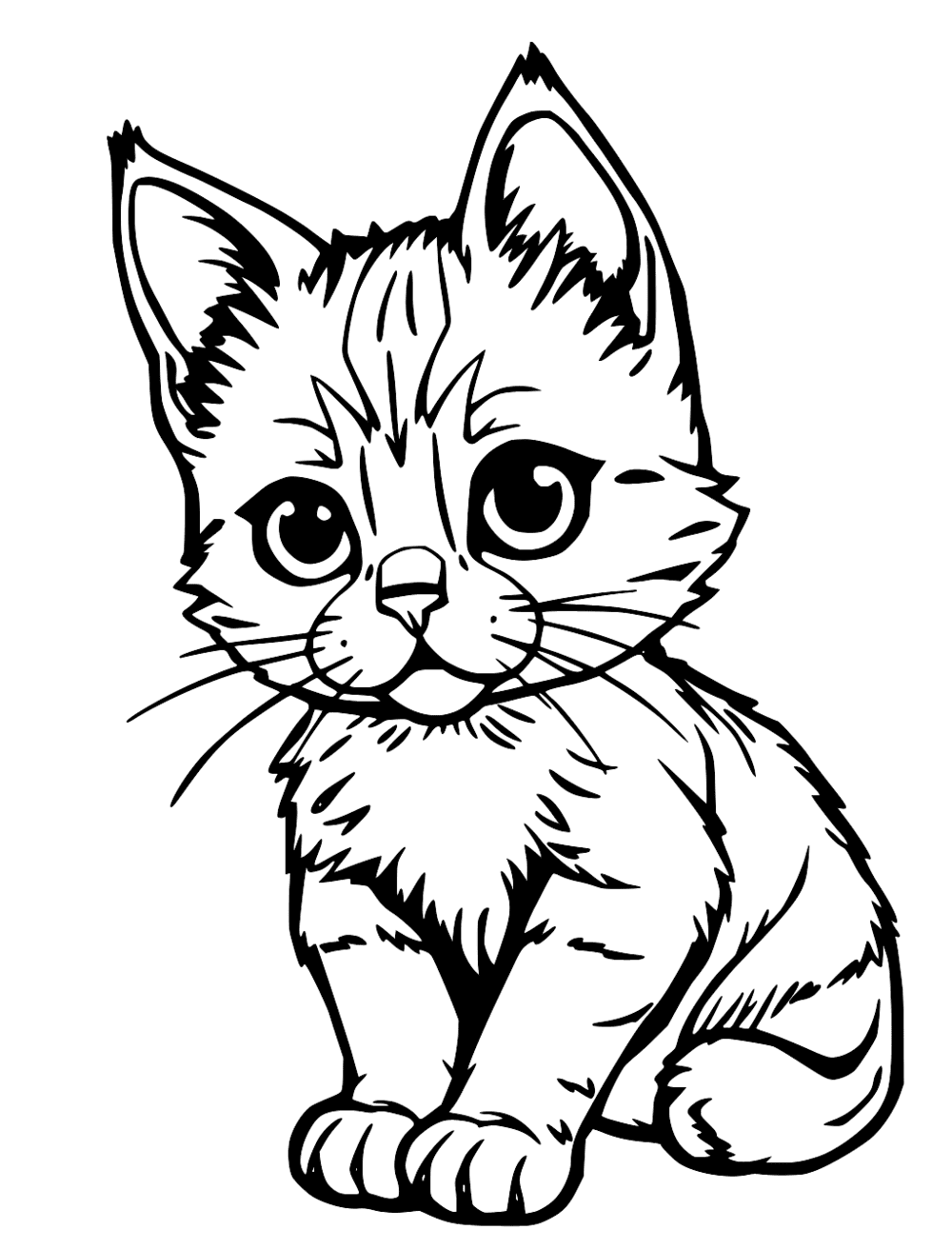 Kitty Cat coloring page