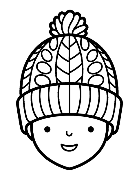 Gorro De Lana coloring page