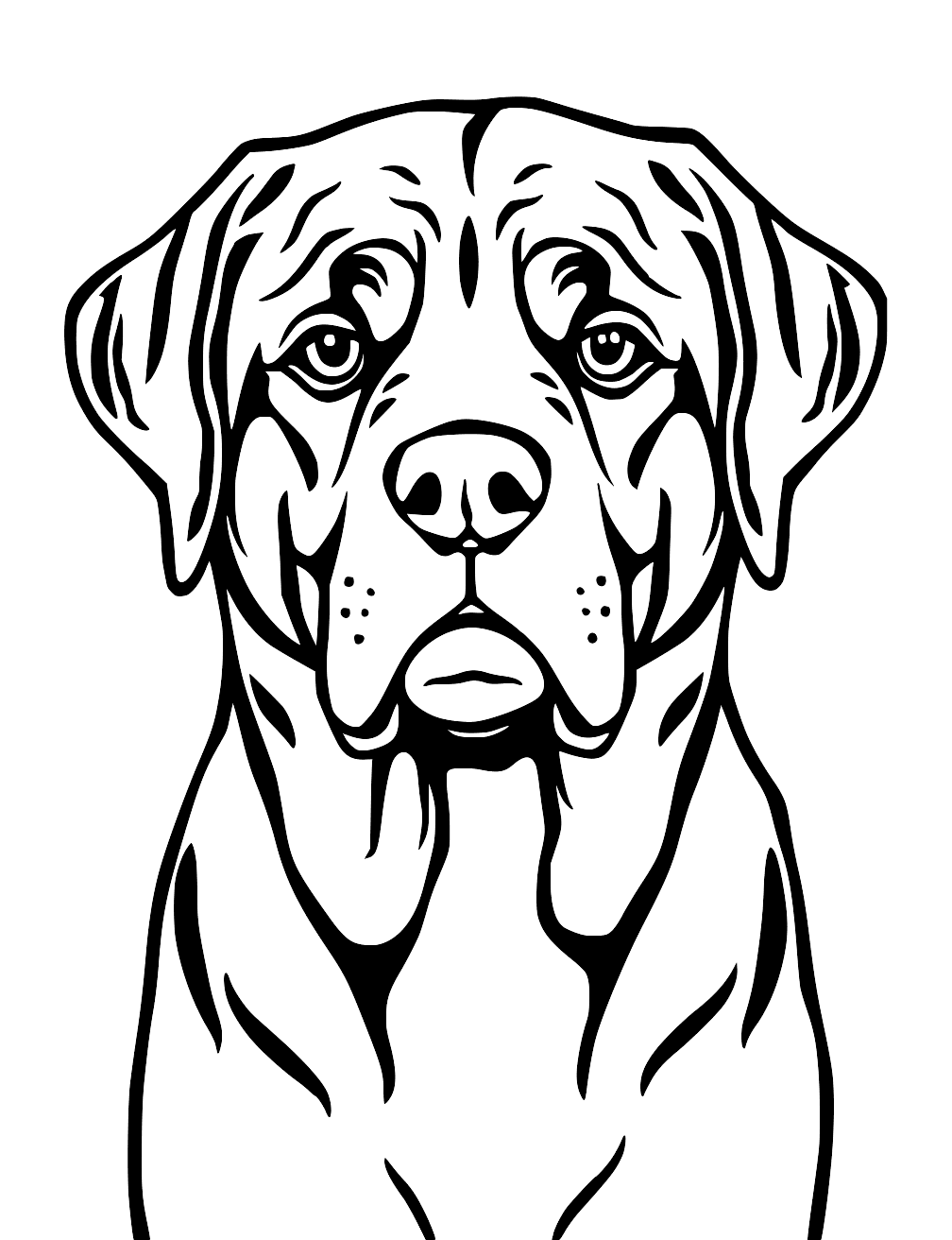 Labrador Hond Kleurplaat