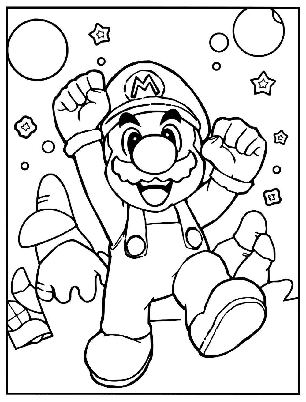 Mario Odyssey coloring page