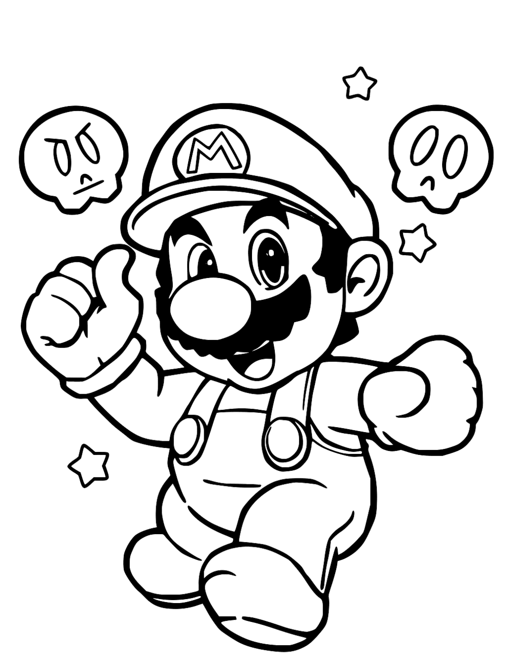 Mario Party coloring page