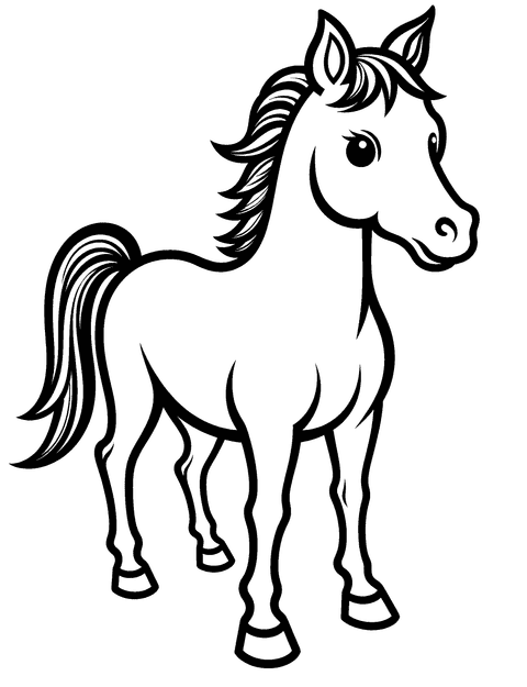 Mini Cavallo coloring page