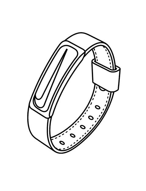 Nike Wristband coloring page