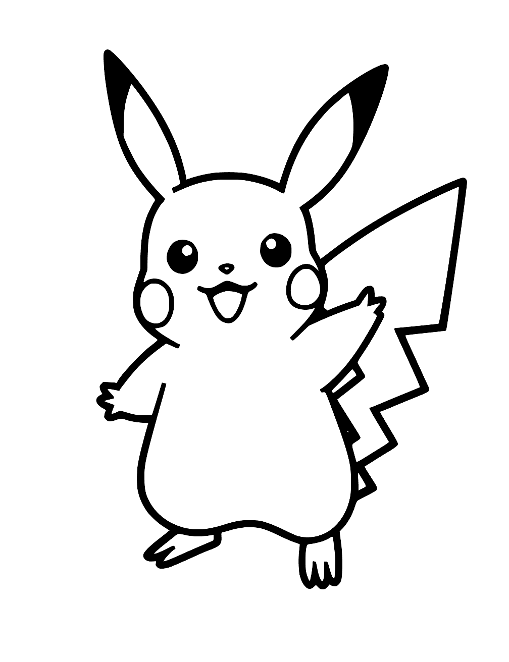 Coloriage Pikachu