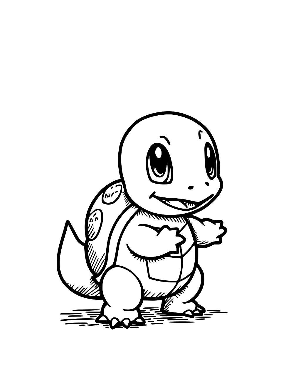 Coloriage Pokemon Carapuce