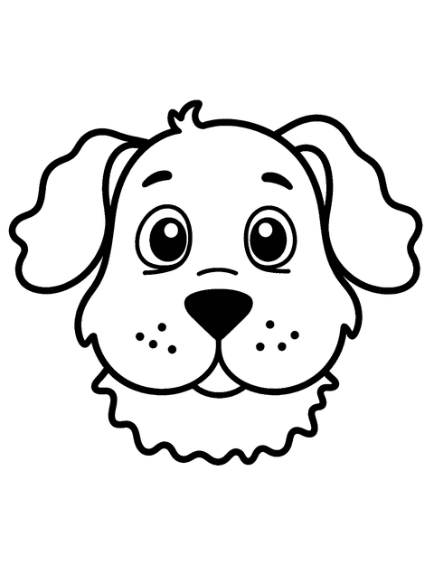 Cara De Cachorro coloring page