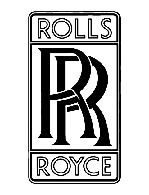 Rolls Royce Logo Coloring Page