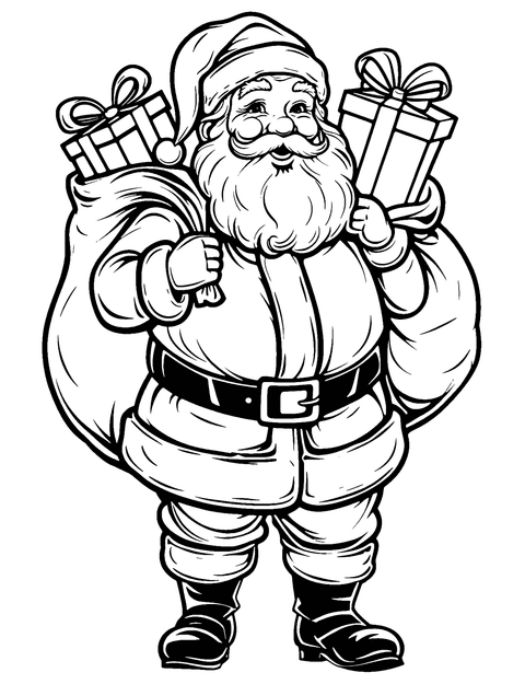 Santa Claus Coloring Page