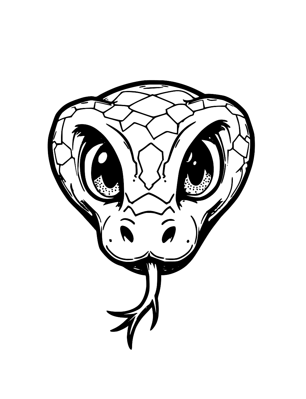 Snake Eyes Coloring Page