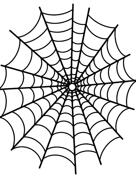 Telaraña coloring page