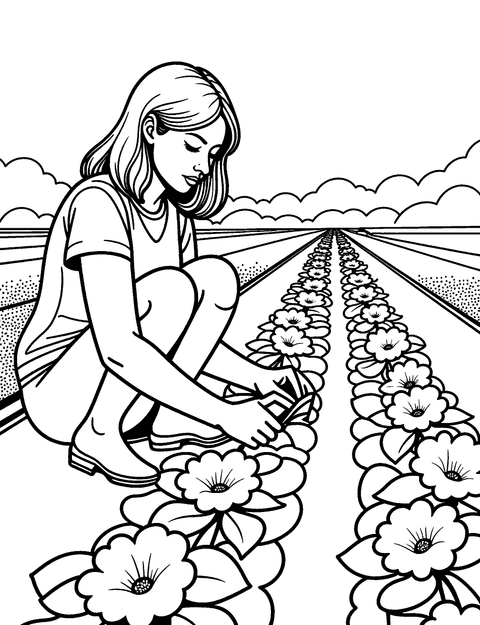 Raccolta Di Fragole coloring page