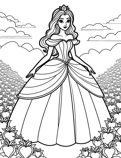 Principessa Fragola coloring page