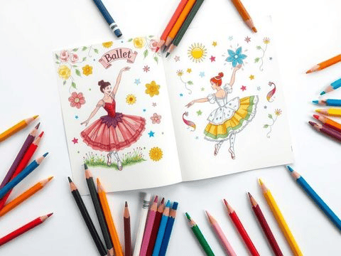 Disegni di Ballet  da colorare