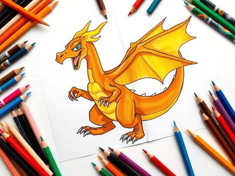 Dibujos para colorear de charizard