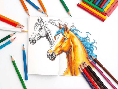 Disegni di Cavallo  da colorare