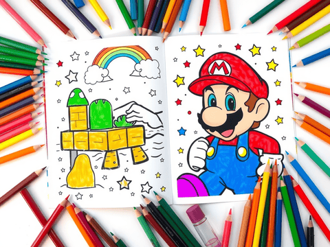 Mario coloring pages