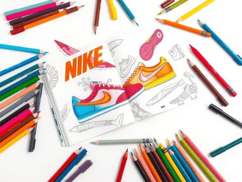 Nike coloring pages