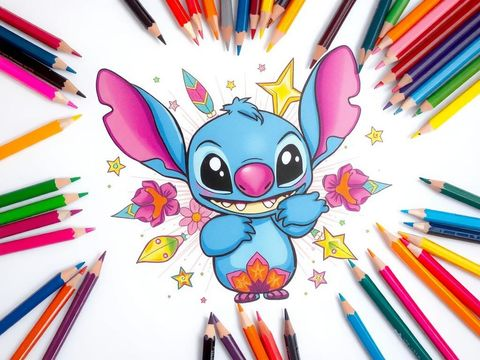 Dibujos para colorear de Stitch