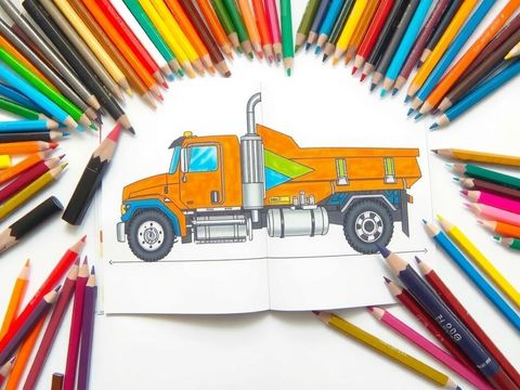 Disegni di Camion  da colorare