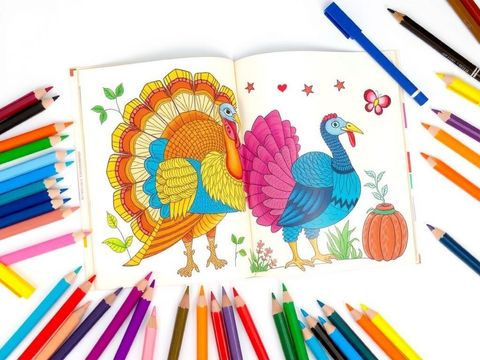 Turkey coloring pages