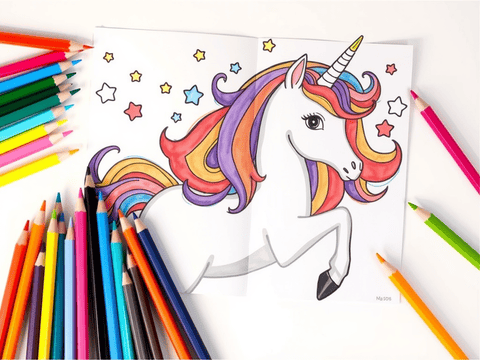 Unicorn coloring pages